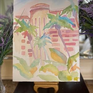 C. Scott original watercolor